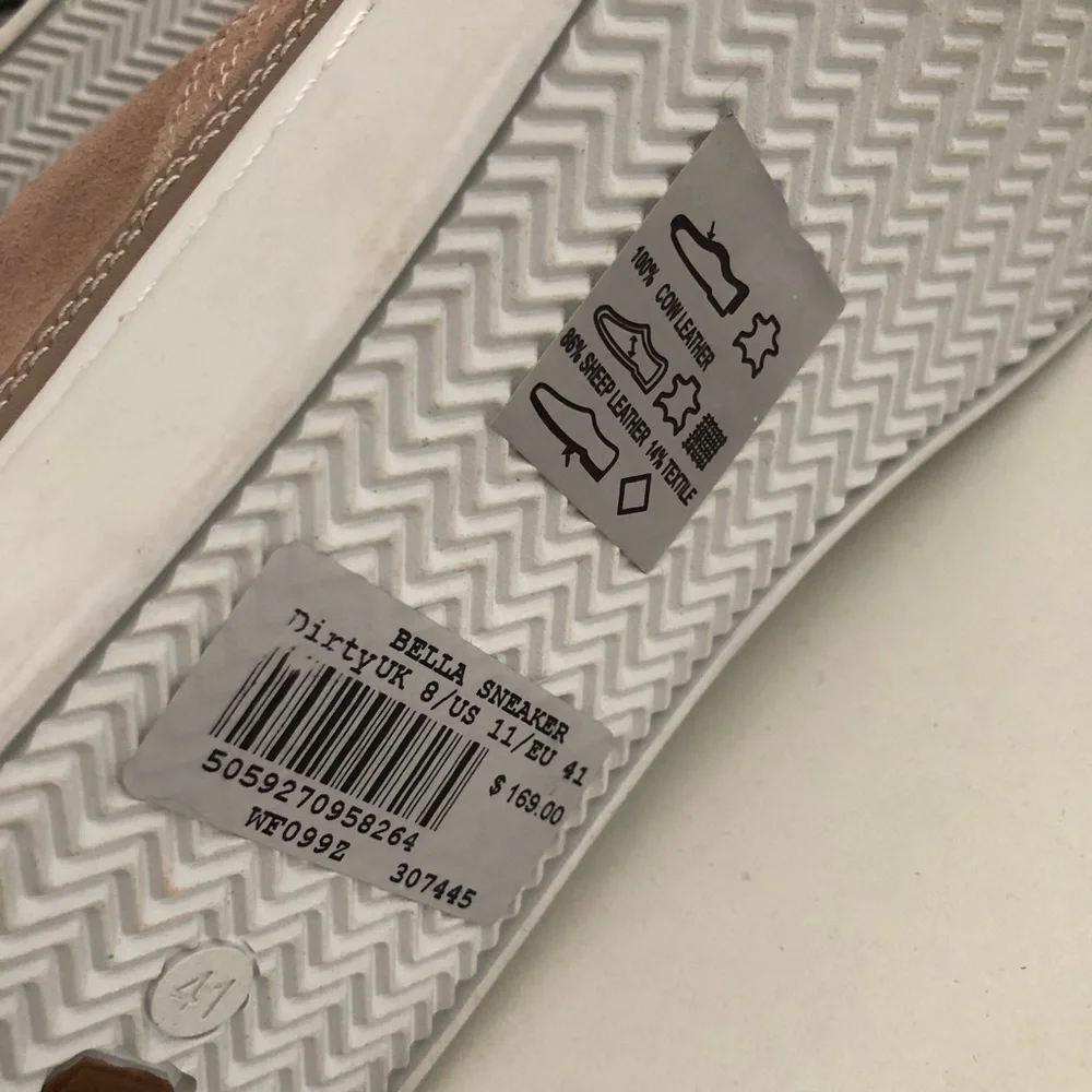 New All Saints Pink Platform Sneakers 11
